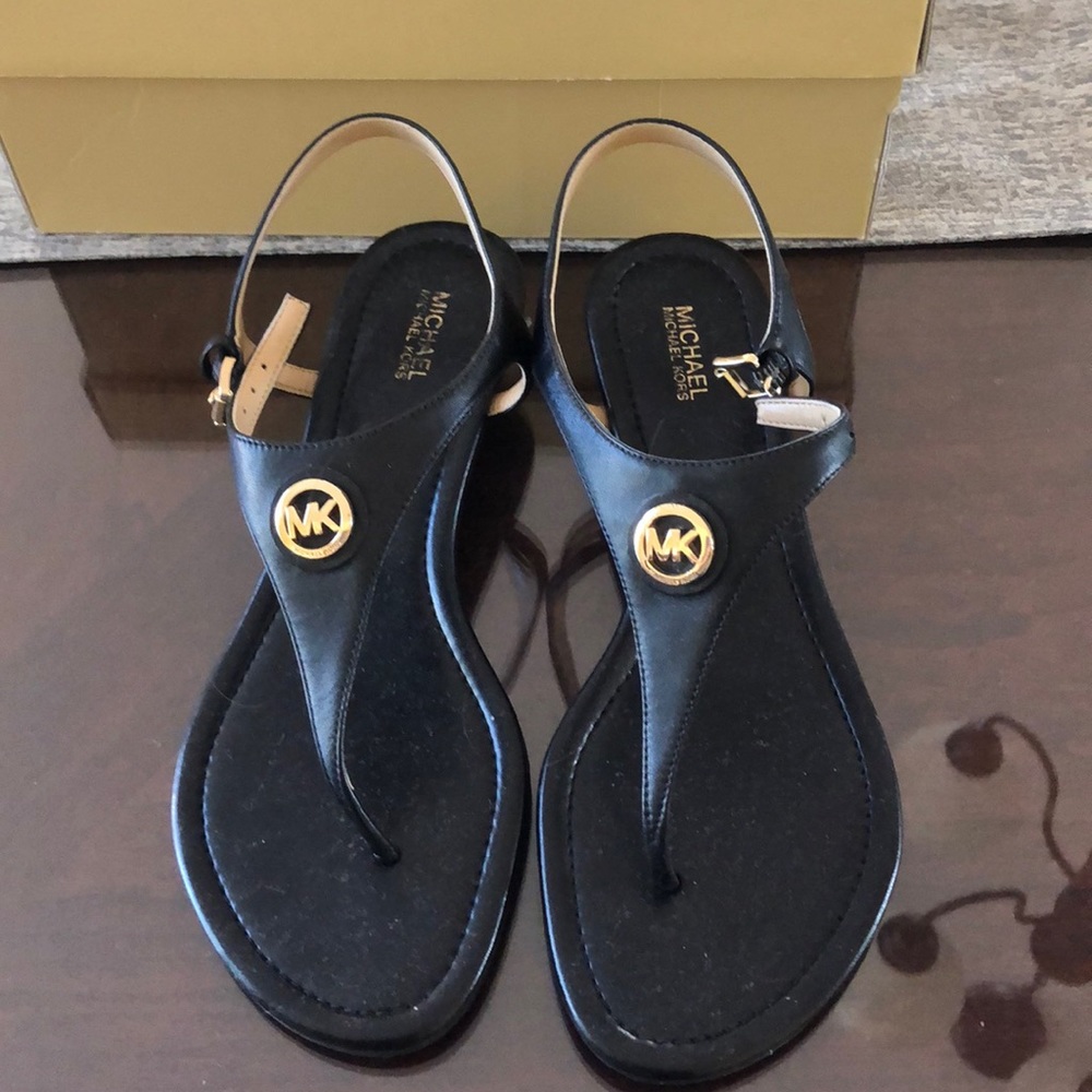 Michael Kors leather sandals